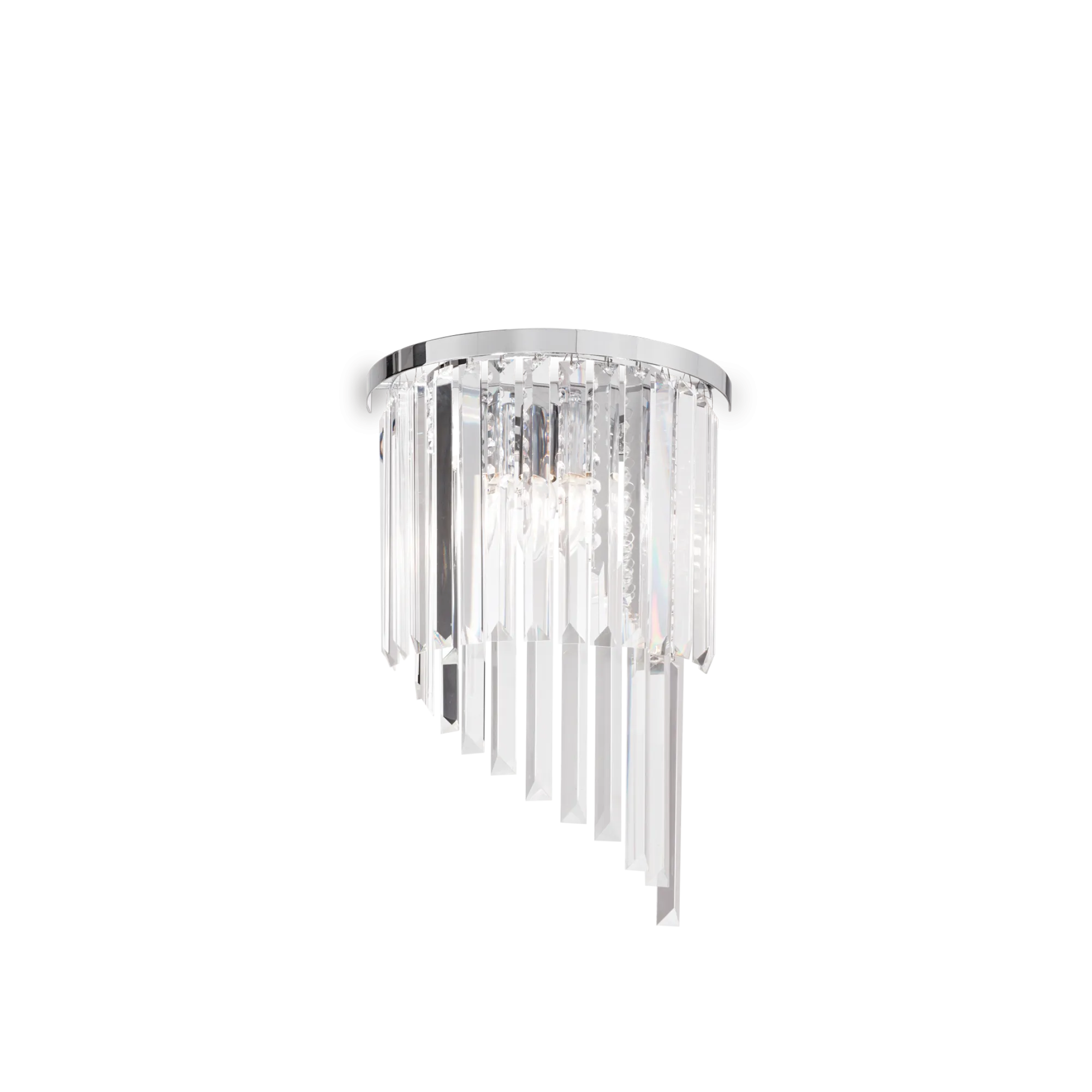 Applique Murale Carlton Cascade de Cristal par Ideal Lux