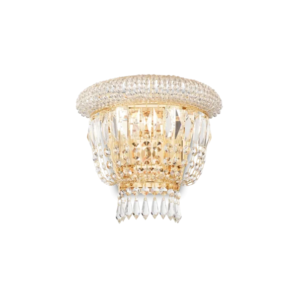 Applique murale Dubai en prismes de cristal par Ideal Lux