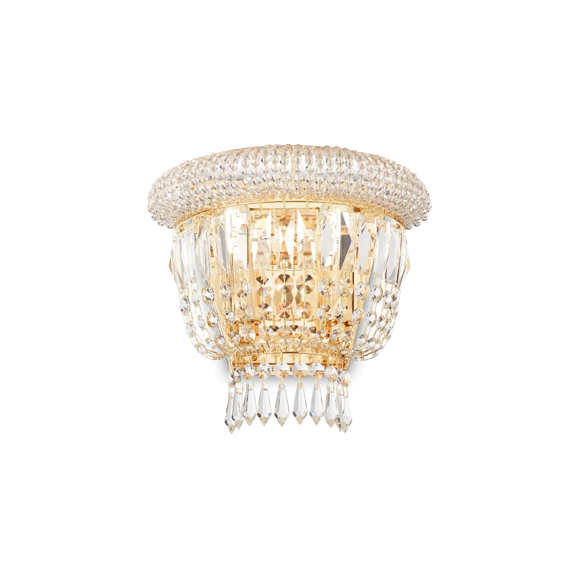 Applique murale Dubai en prismes de cristal par Ideal Lux