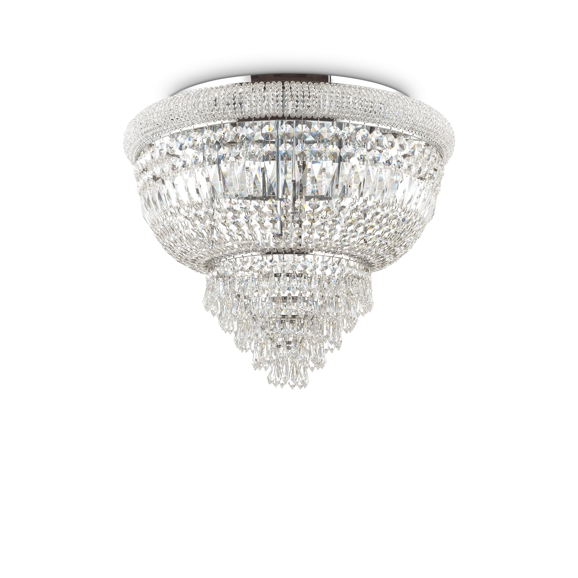 Plafonnier Dubai Cascade de Cristal par Ideal Lux Plafonnier Dubai Cascade de Cristal par Ideal Lux – Image 3