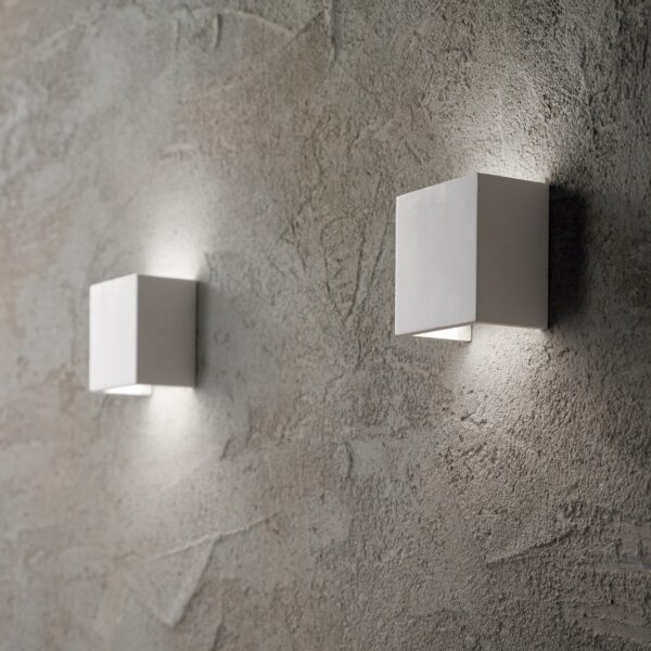 Applique murale Flash gesso design en plâtre par Ideal Lux – vue 2