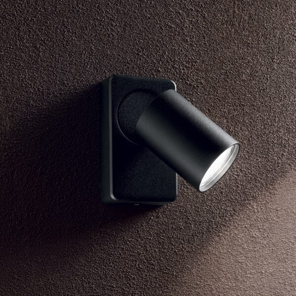 Applique murale Rudy ronde spot orientable en métal par Ideal Lux – vue 2