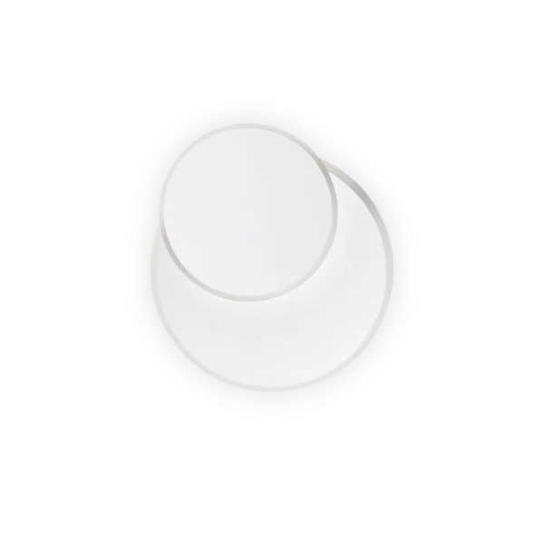 Applique murale Pouche design géométrique à effet halo LED par Ideal Lux