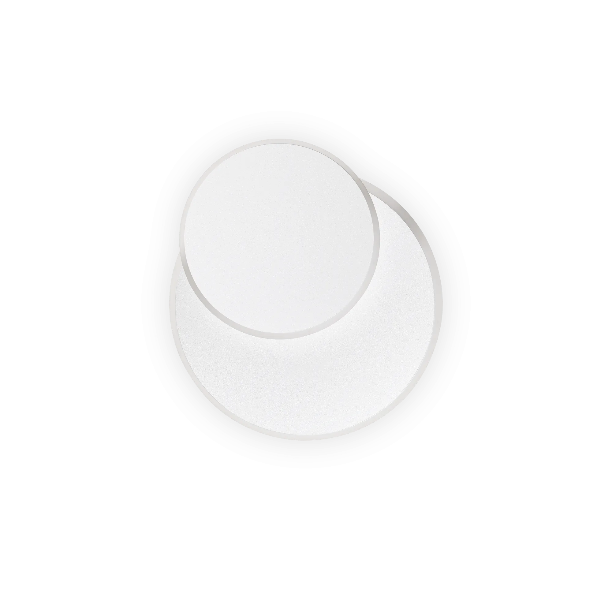 Applique murale Pouche design géométrique à effet halo LED par Ideal Lux
