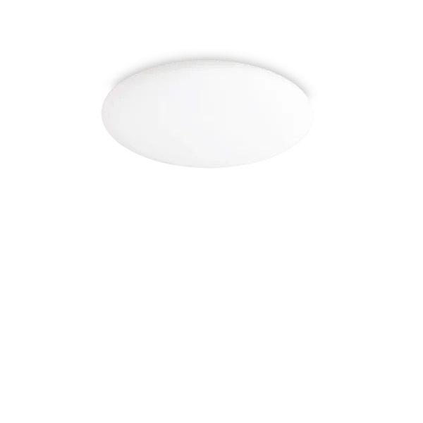 Plafonnier Level en verre blanc acidifié par Ideal Lux