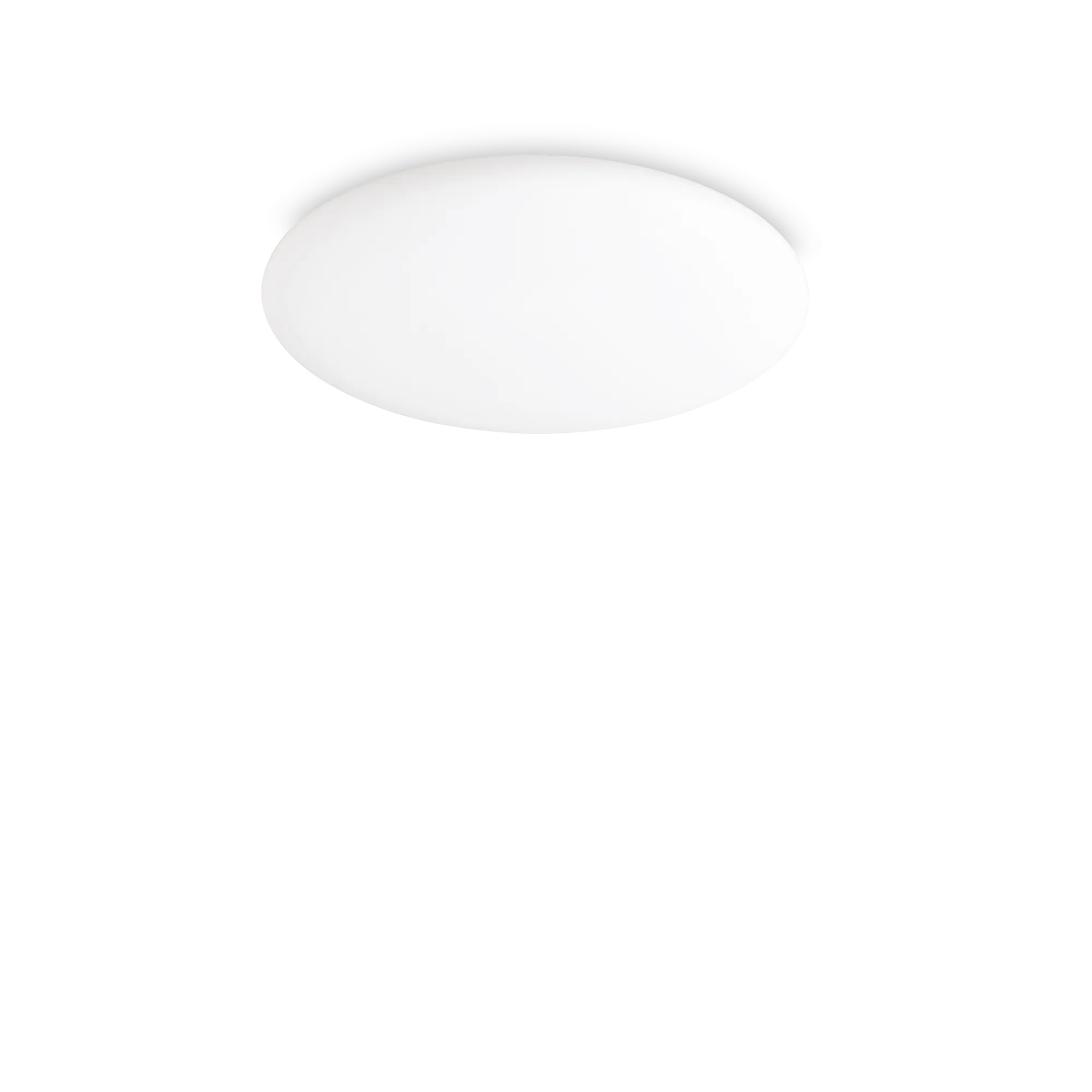 Plafonnier Level en verre blanc acidifié par Ideal Lux