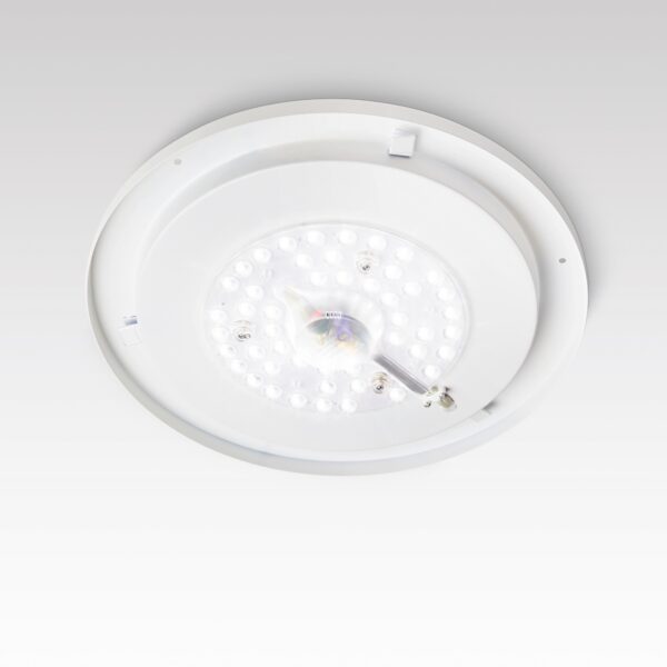 Plafonnier Level en verre blanc acidifié par Ideal Lux – vue 2