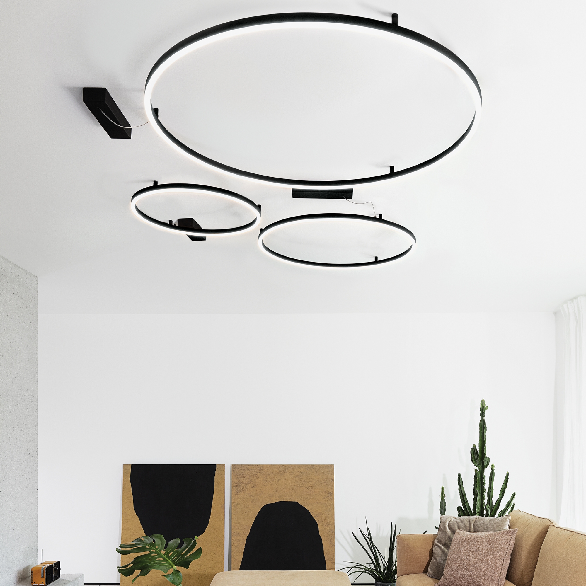 Plafonnier Oracle Slim Anneau LED par Ideal Lux Plafonnier Oracle Slim Anneau LED par Ideal Lux – Image 5