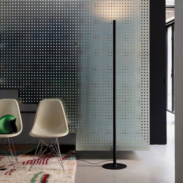 Lampadaire Look LED colonne ultra fine en aluminium par Ideal Lux – vue 2