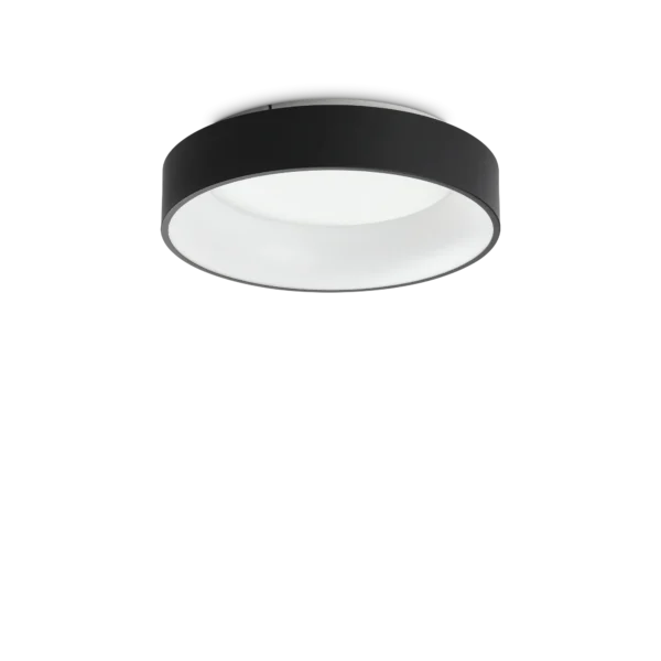 Plafonnier Ziggy contemporain effet anneau lumineux par Ideal Lux