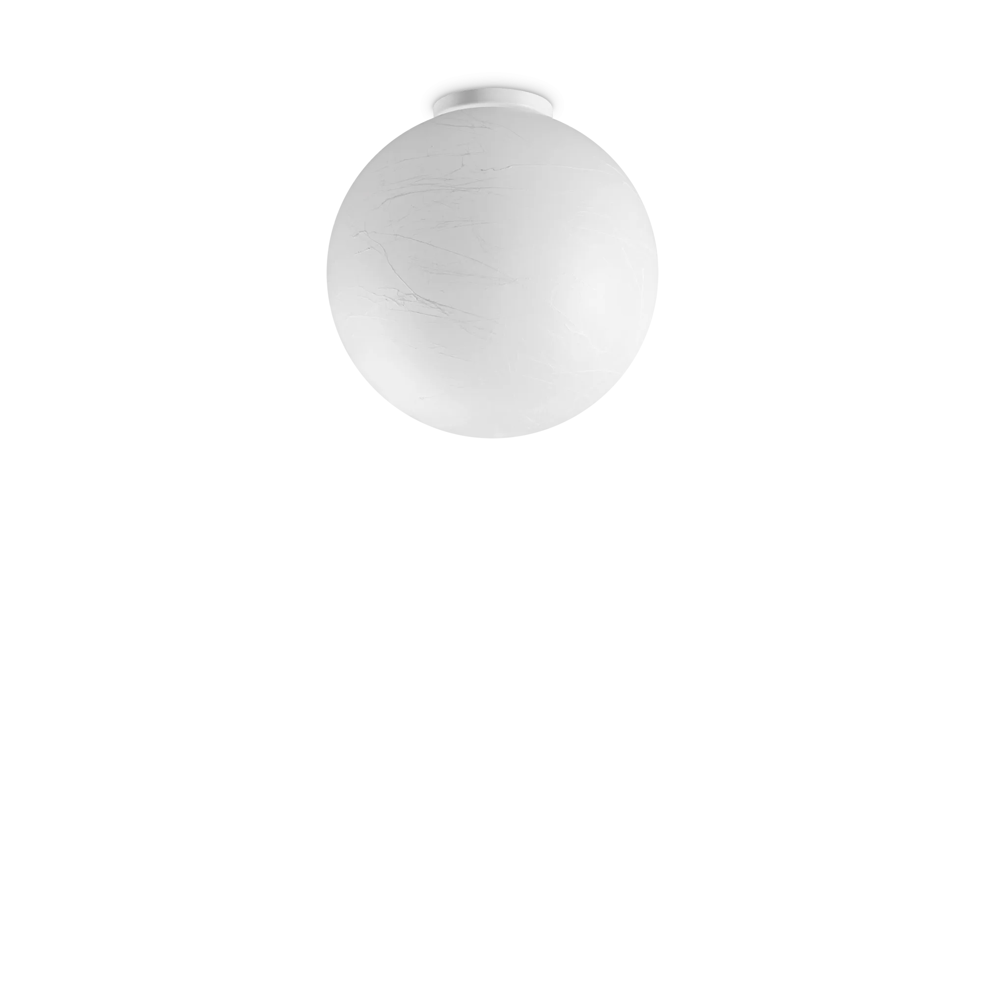 Plafonnier Carta globe lumineux effet papier marbré par Ideal Lux