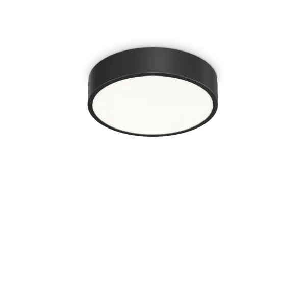 Plafonnier Ray rond minimaliste en métal par Ideal Lux