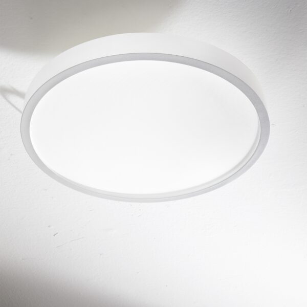 Plafonnier Ray rond minimaliste en métal par Ideal Lux – vue 2