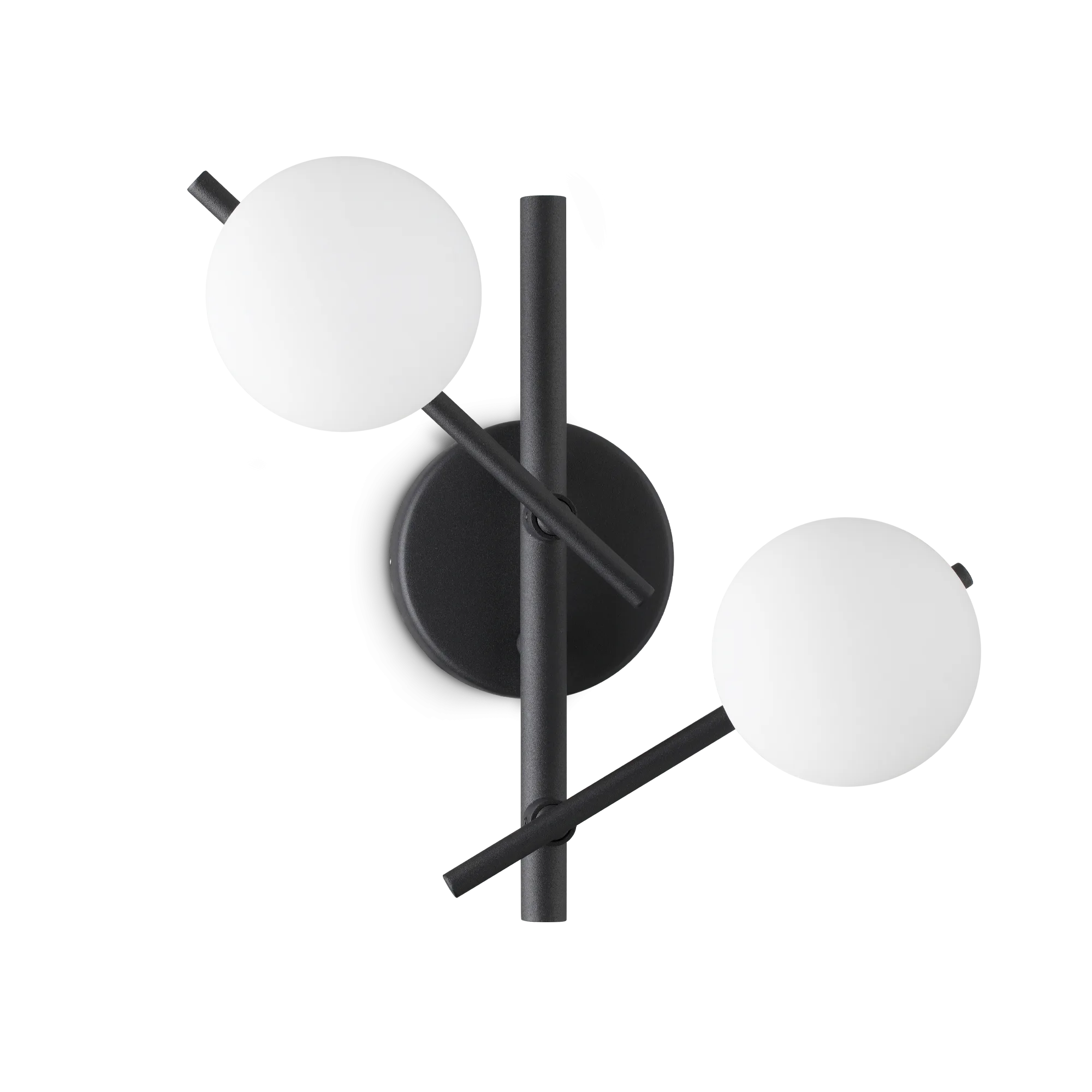 Applique Murale Atlas double Globe avec Bras Réglables par Ideal Lux