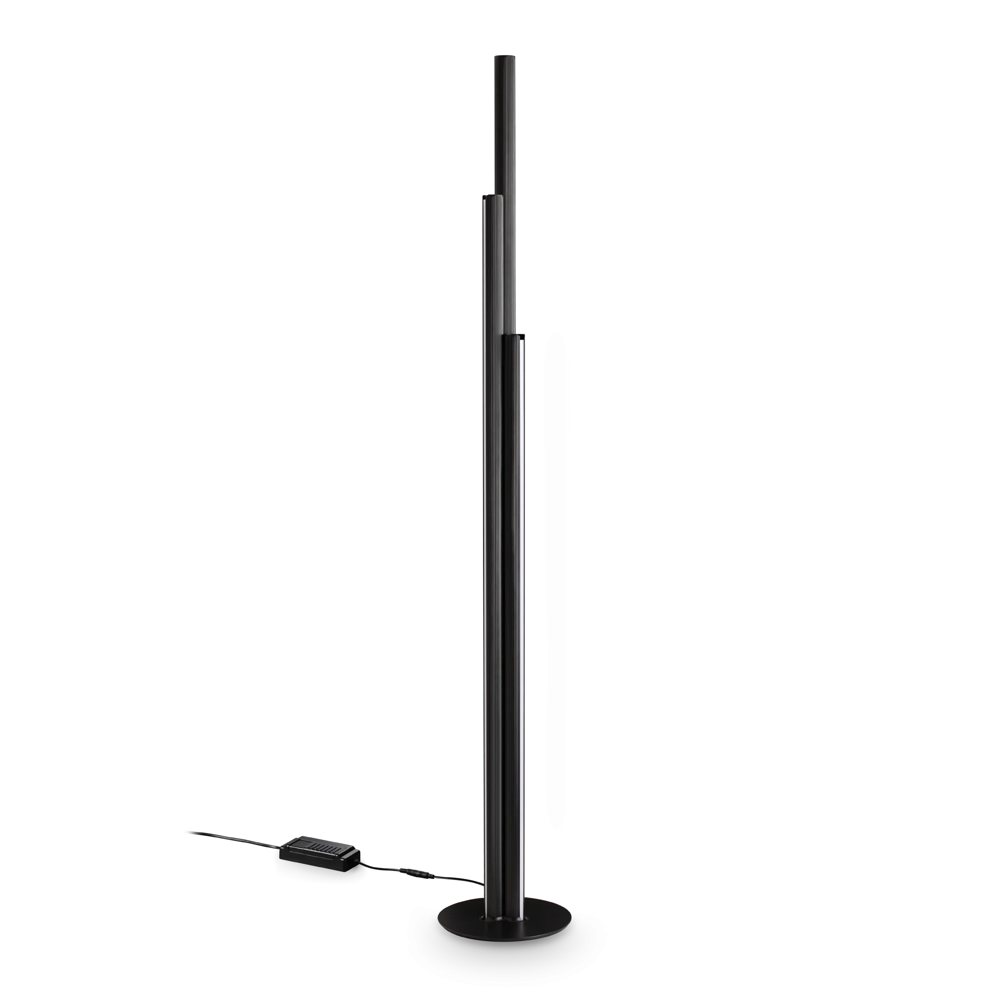 Lampadaire Dorica à 3 Tubes Décalé LED par Ideal Lux