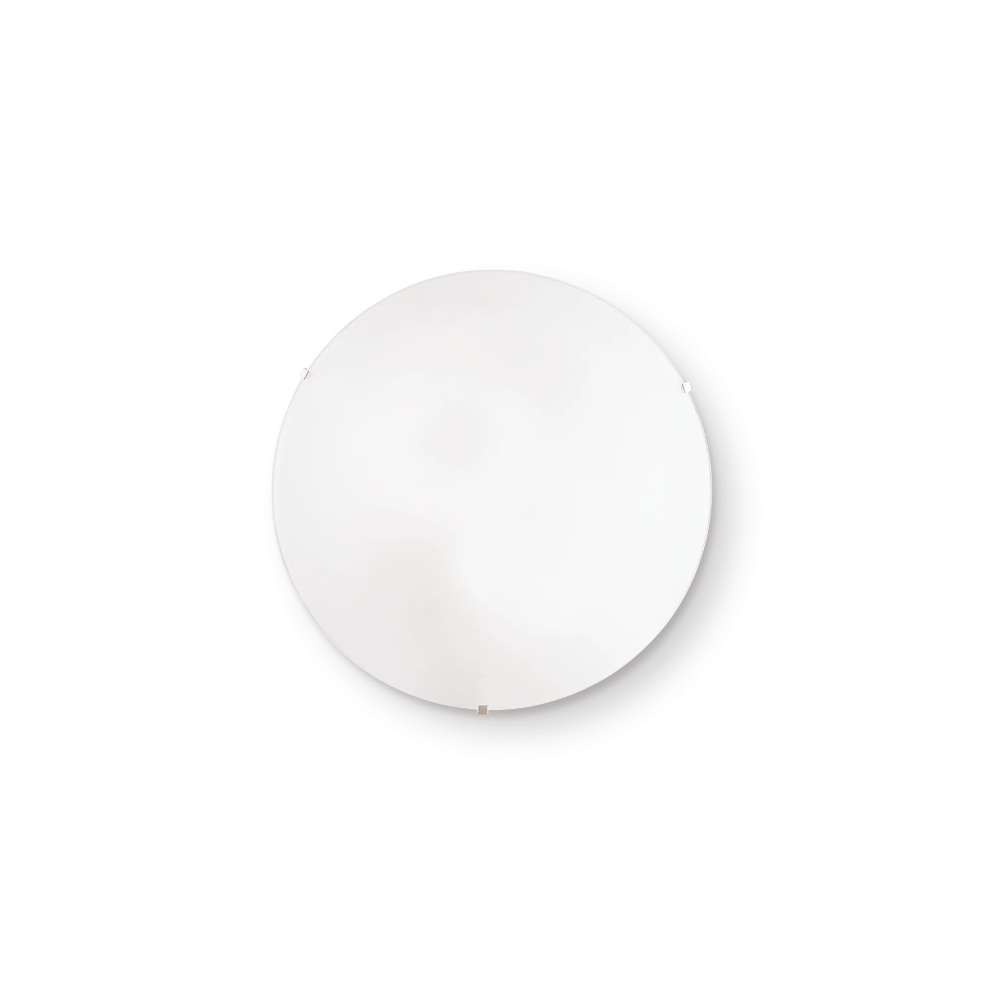 Plafonnier Simply Rond Minimaliste en Verre Sablé par Ideal Lux Plafonnier Simply Rond Minimaliste en Verre Sablé par Ideal Lux