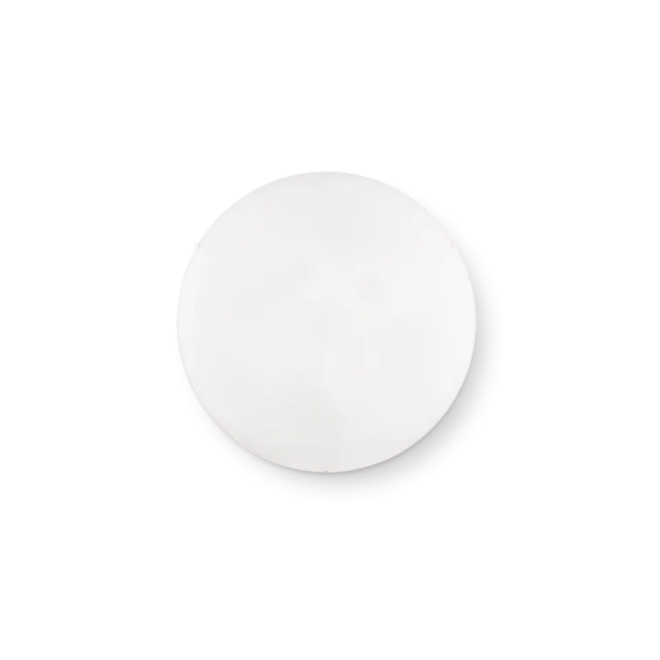 Plafonnier Simply Rond Minimaliste en Verre Sablé par Ideal Lux – vue 2