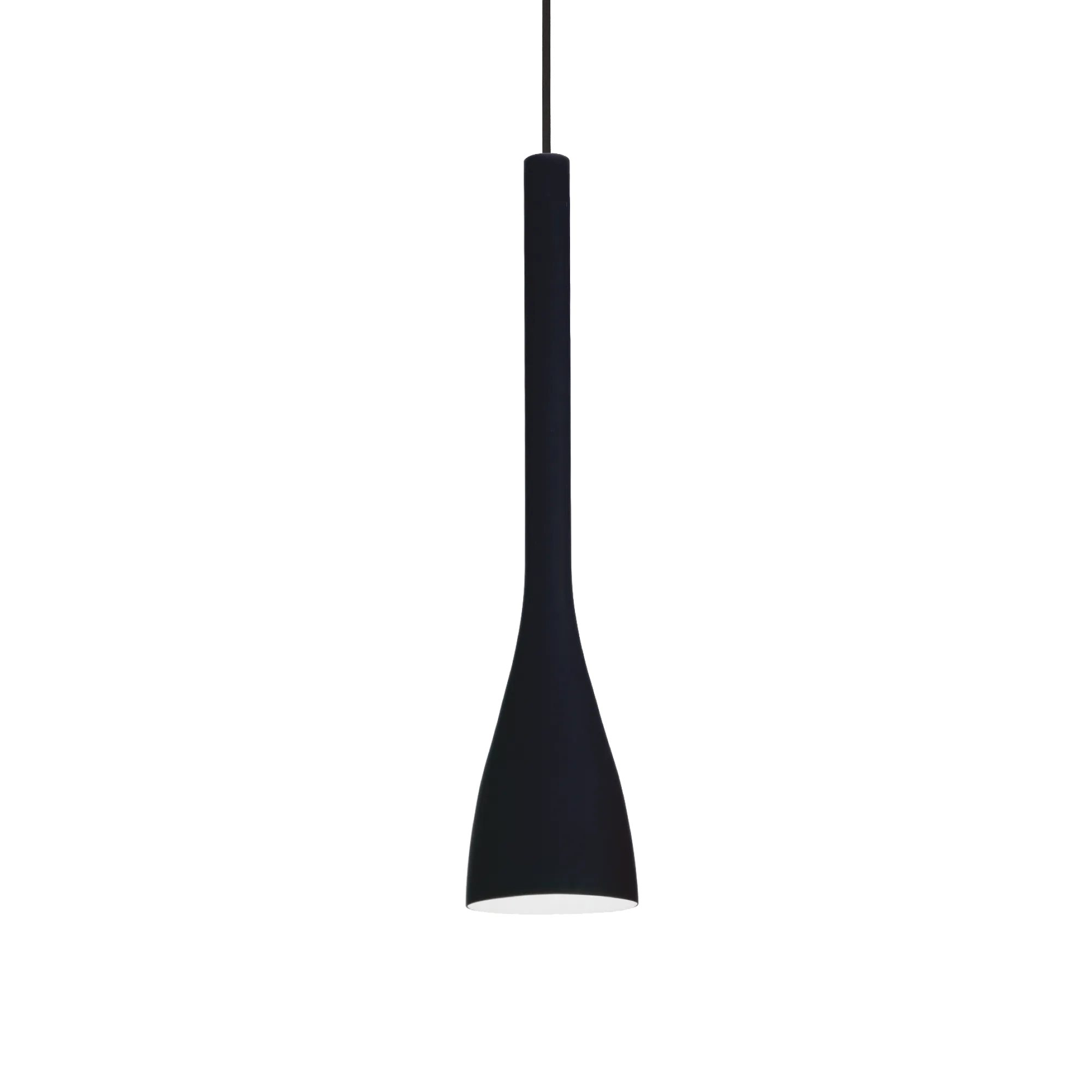 Suspension Flut design conique en verre soufflé par Ideal Lux
