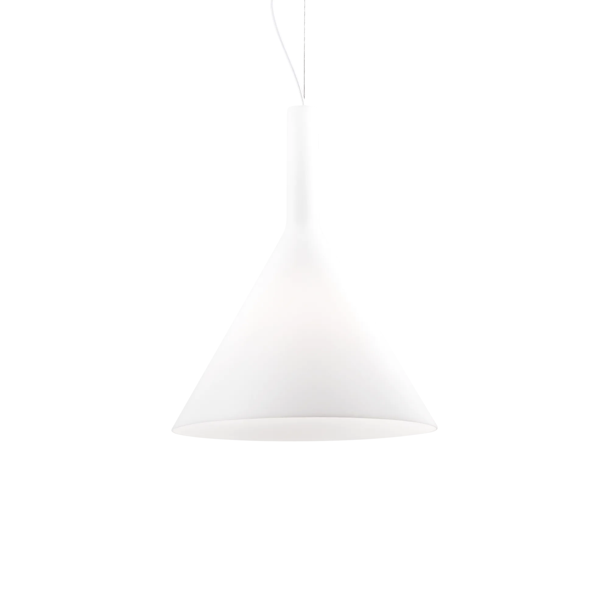 Suspension Cocktail Conique en Verre Soufflé Dépoli par Ideal Lux Suspension Cocktail Conique en Verre Soufflé Dépoli par Ideal Lux – Image 3