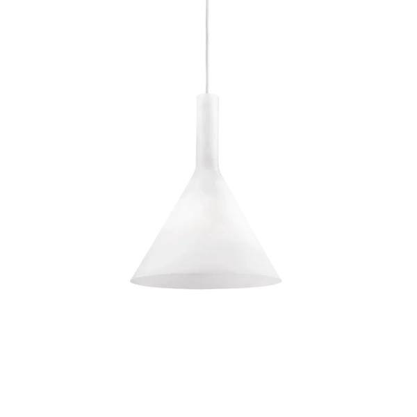 Suspension Cocktail Conique en Verre Soufflé Dépoli par Ideal Lux