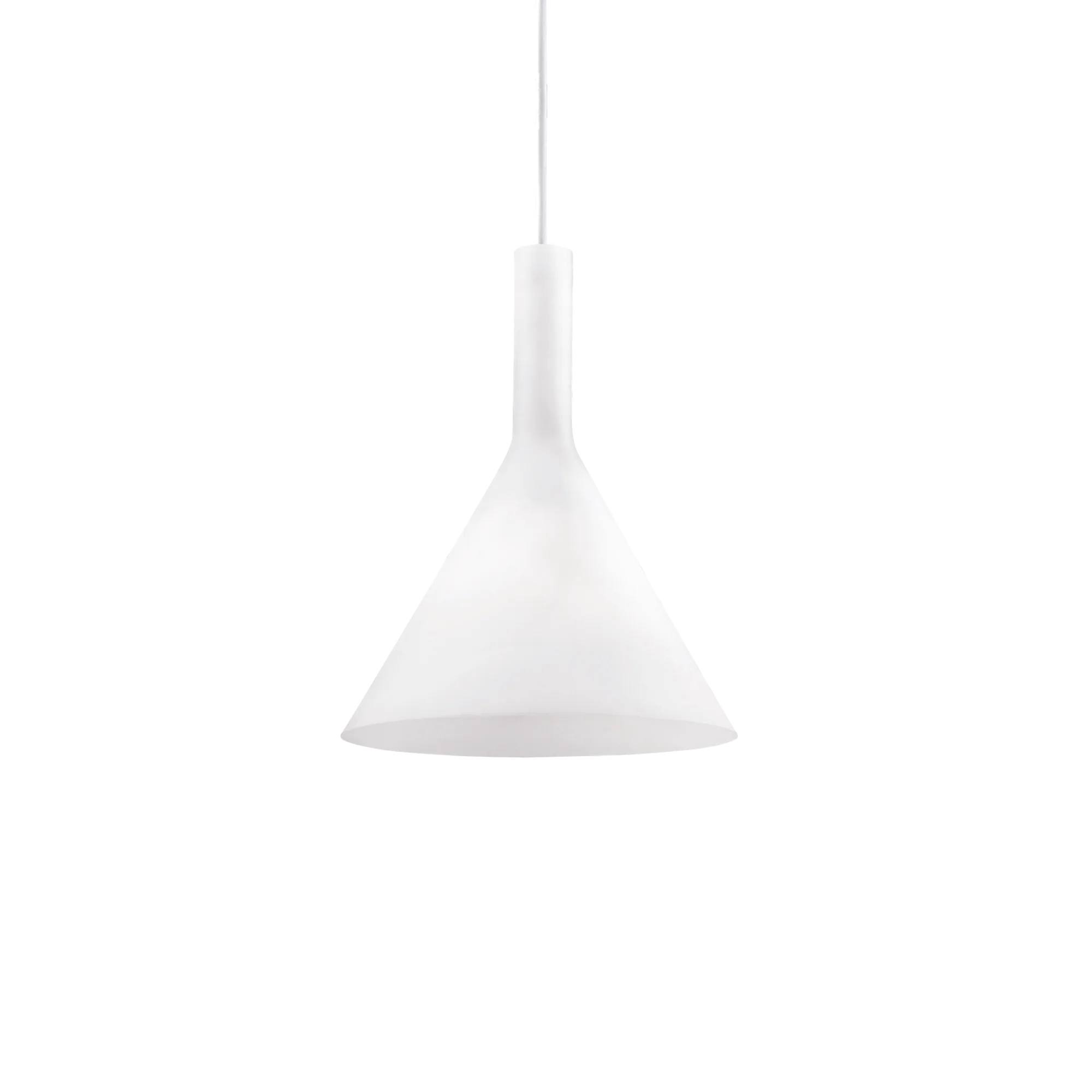 Suspension Cocktail Conique en Verre Soufflé Dépoli par Ideal Lux