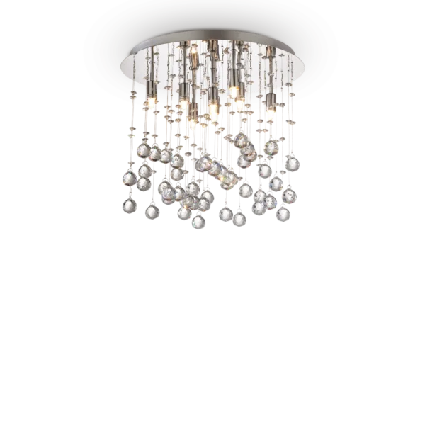 Plafonnier Moonlight Pluie de Cristal par Ideal Lux – vue 2
