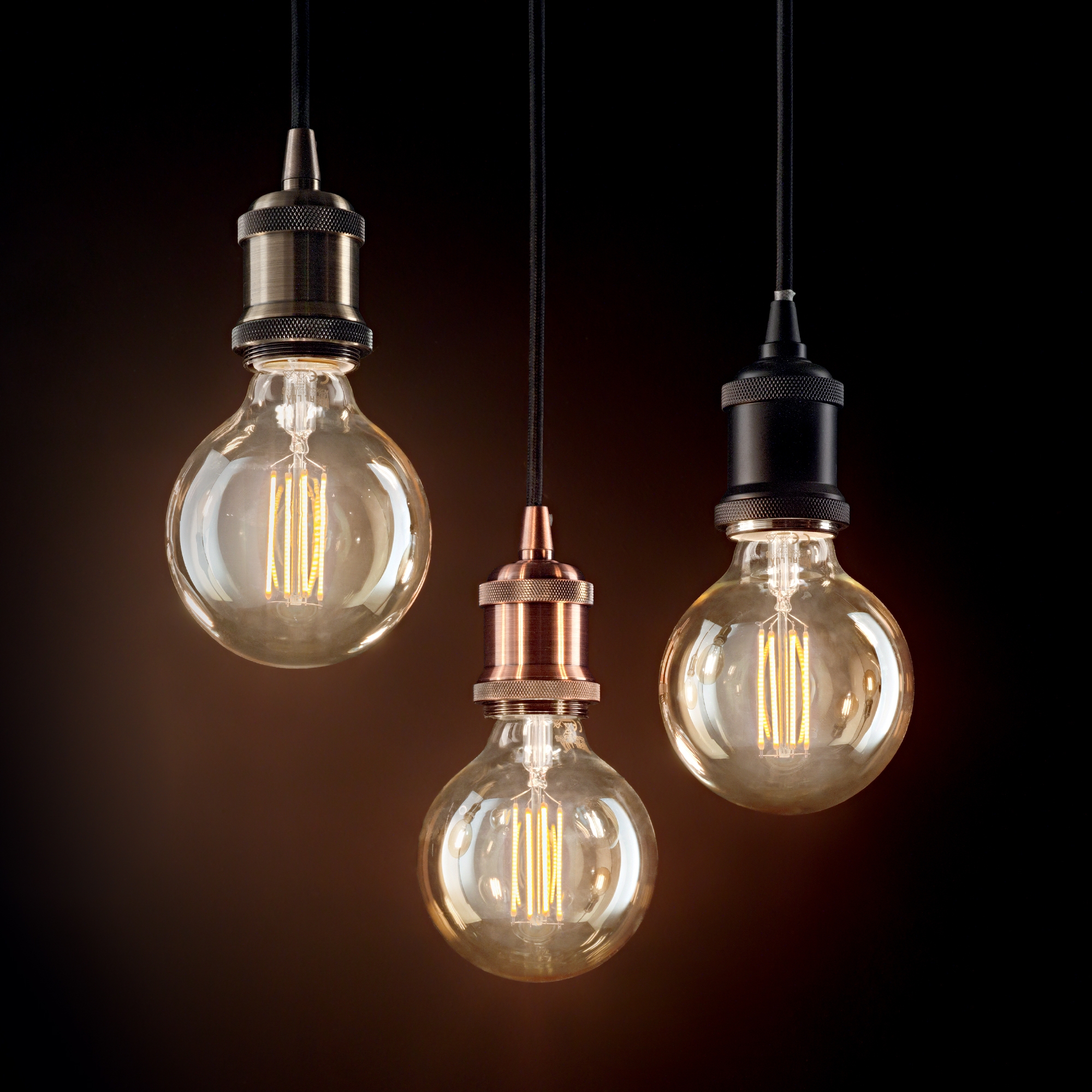 Suspension Frida vintage à ampoule apparente par Ideal Lux Suspension Frida vintage à ampoule apparente par Ideal Lux – Image 4