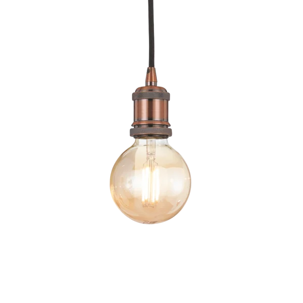 Suspension Frida vintage à ampoule apparente par Ideal Lux – vue 2