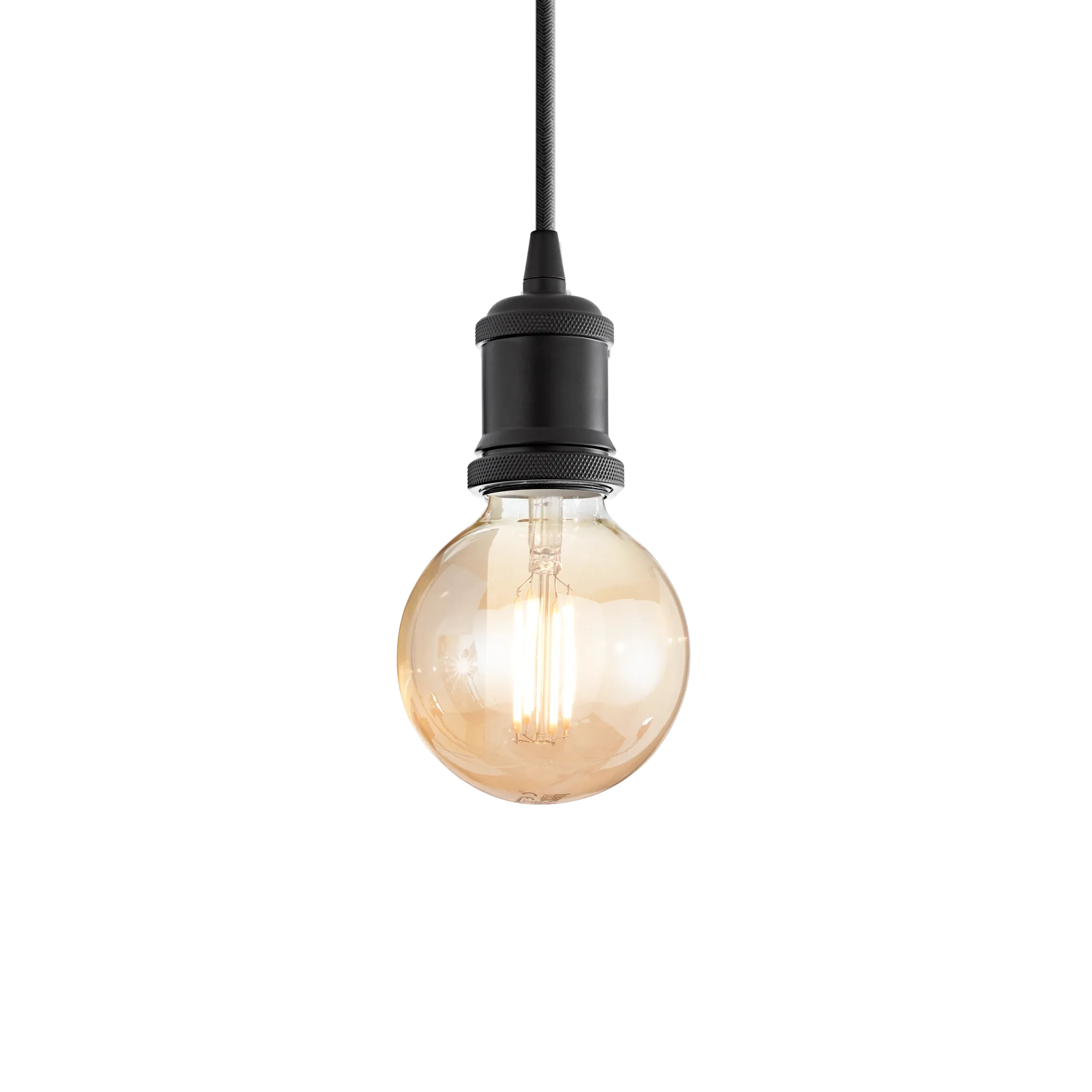 Suspension Frida vintage à ampoule apparente par Ideal Lux Suspension Frida vintage à ampoule apparente par Ideal Lux – Image 3