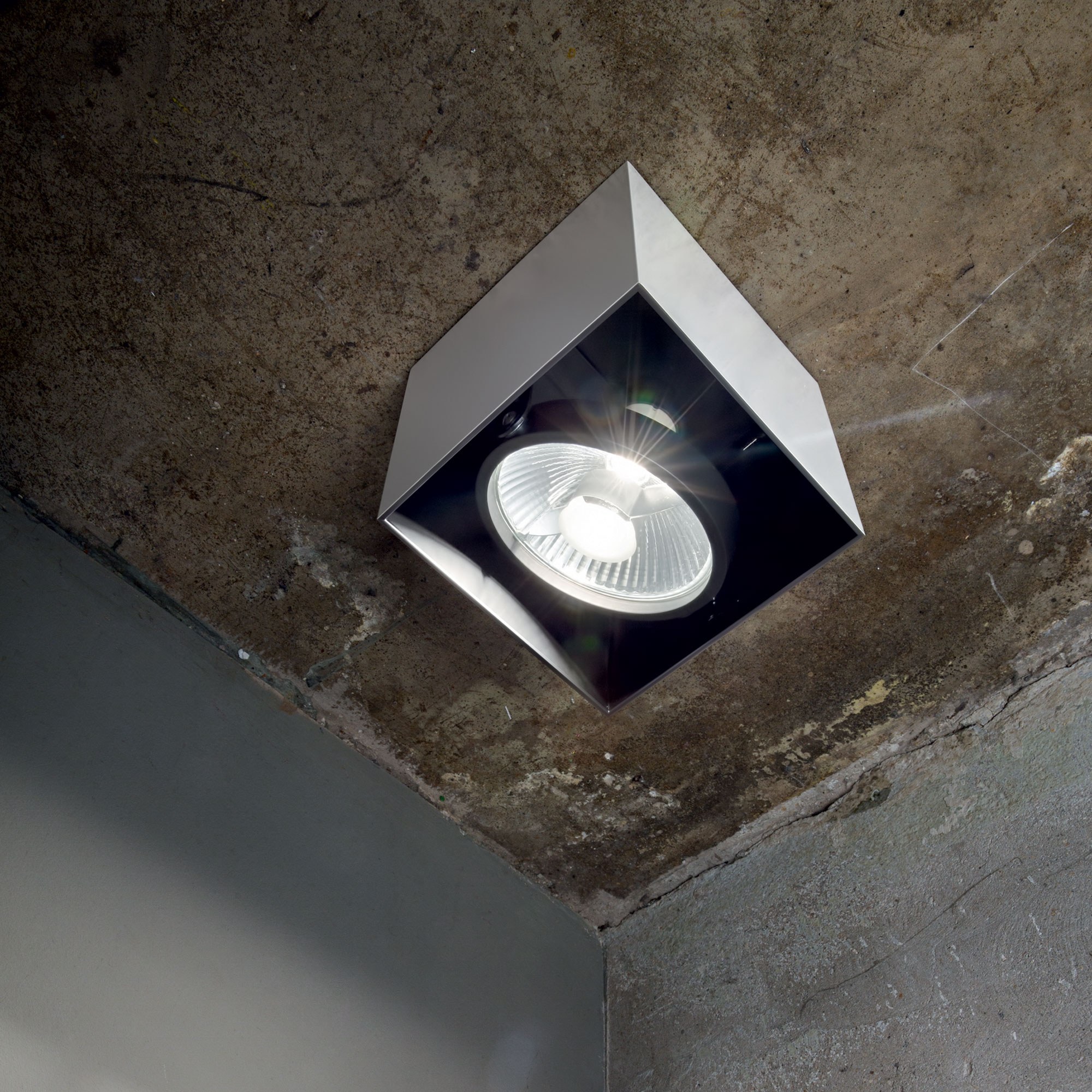 Plafonnier Mood carré diffuseur interne Orientable par Ideal Lux Plafonnier Mood carré diffuseur interne Orientable par Ideal Lux – Image 4