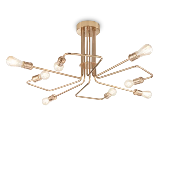 Plafonnier Triumph Laiton Vintage par Ideal Lux
