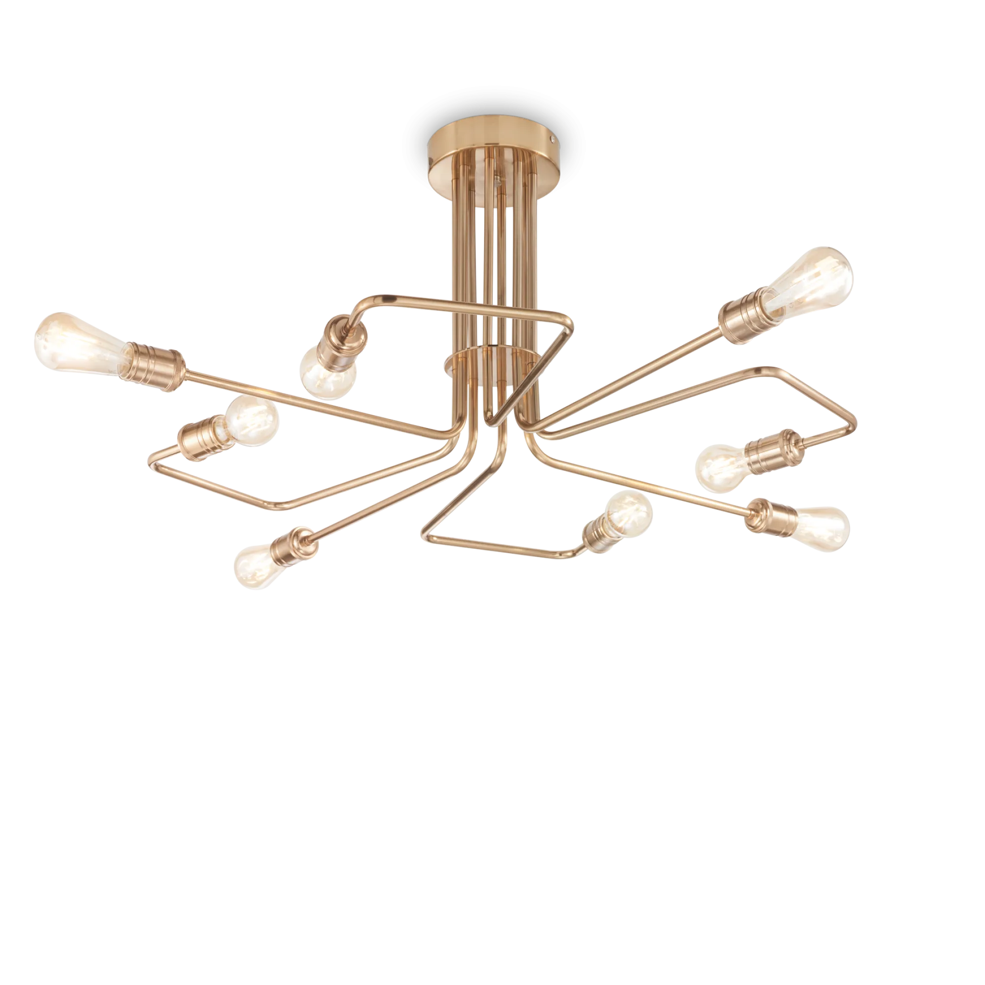 Plafonnier Triumph Laiton Vintage par Ideal Lux