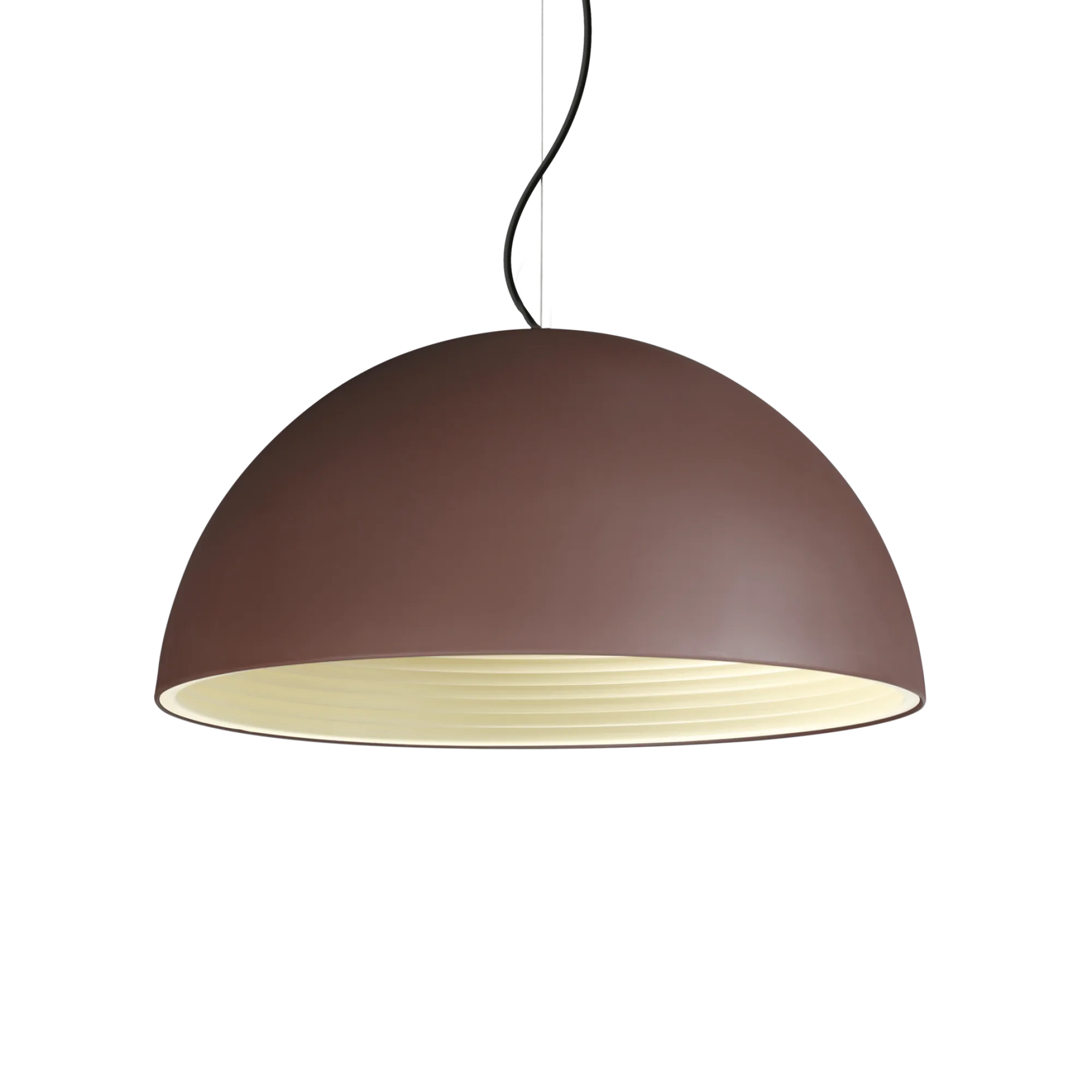 Suspension Folk dôme métal coffee par Ideal Lux Suspension Folk dôme métal coffee par Ideal Lux – Image 3