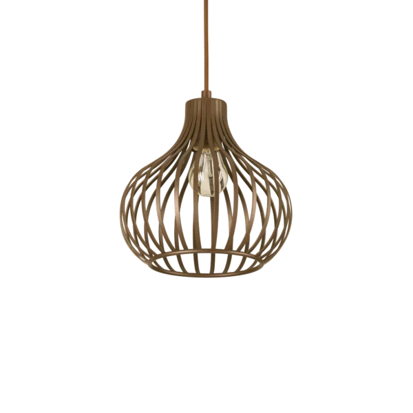 Suspension Onion en Métal Couleur Café par Ideal Lux