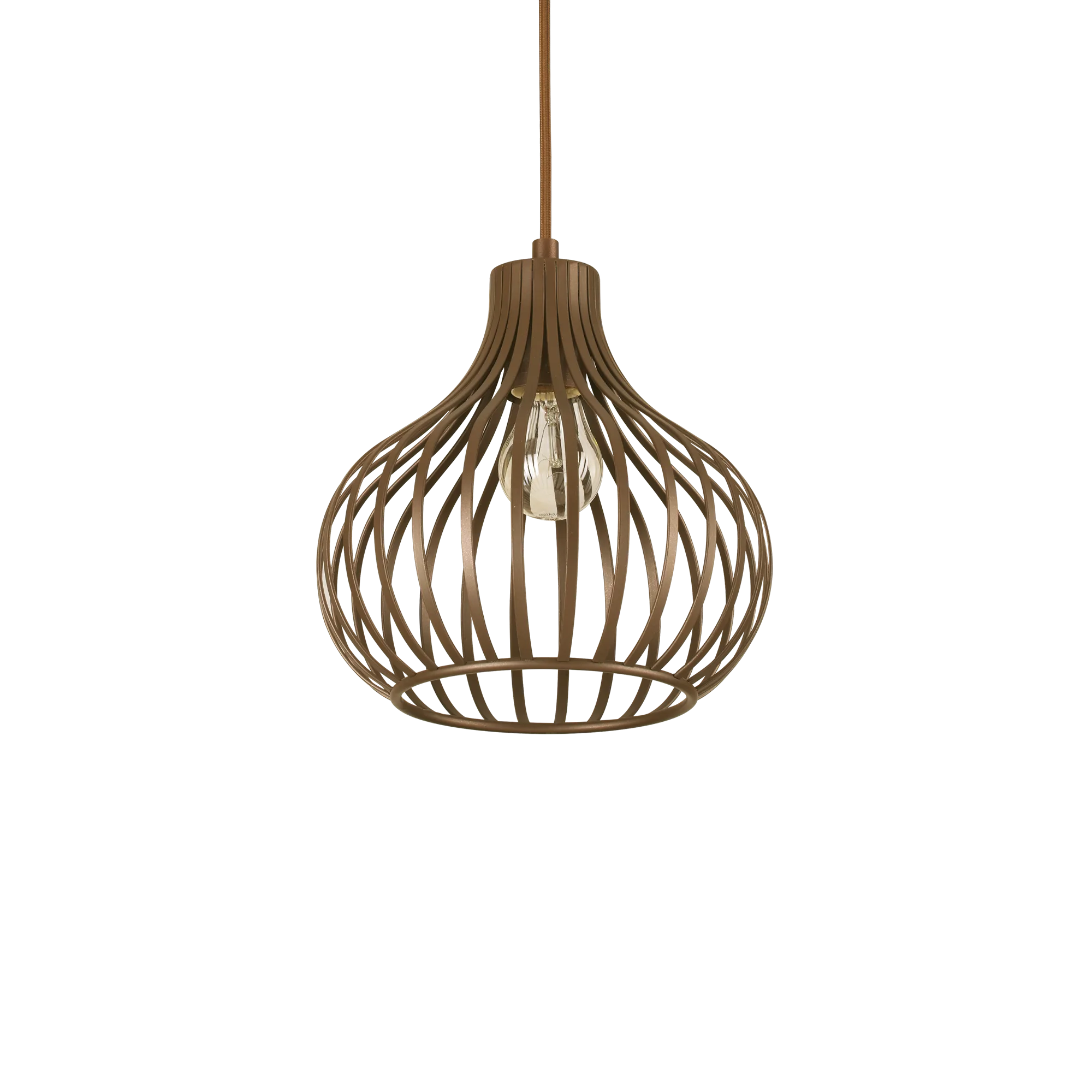 Suspension Onion en Métal Couleur Café par Ideal Lux