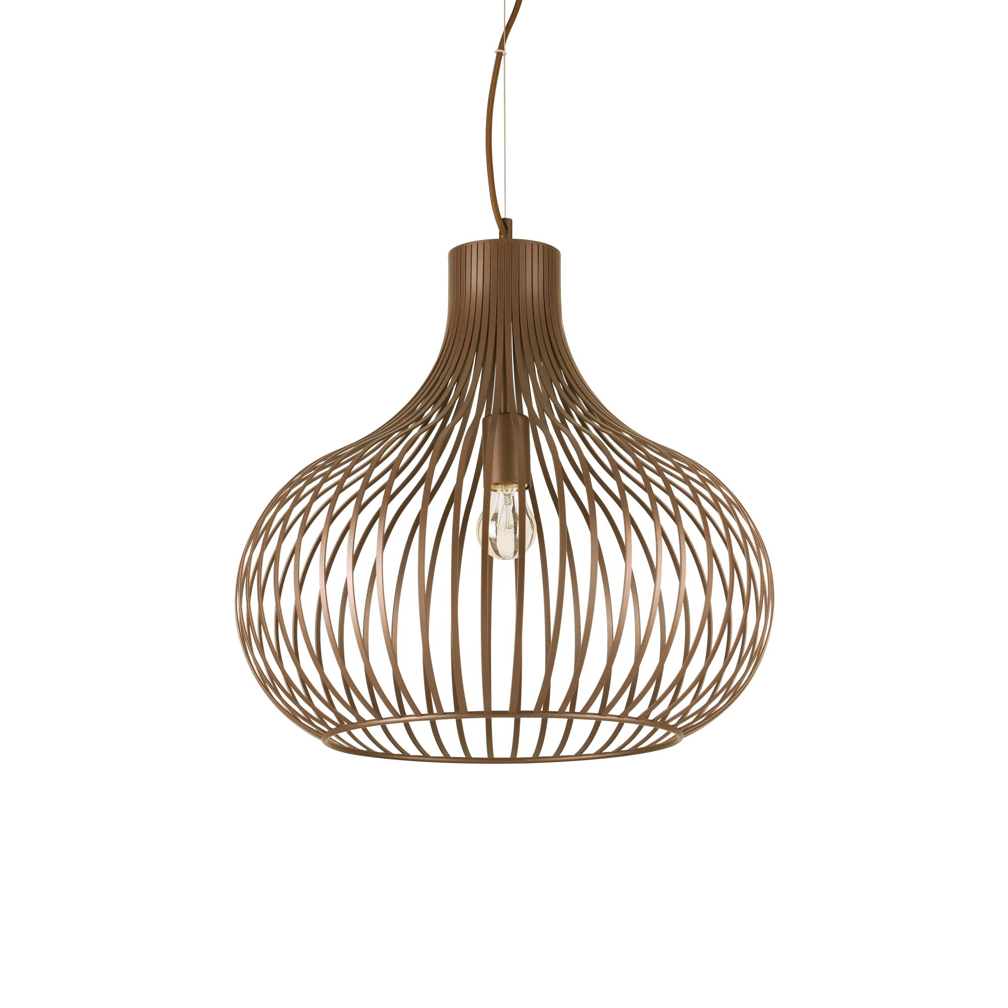 Suspension Onion en Métal Couleur Café par Ideal Lux Suspension Onion en Métal Couleur Café par Ideal Lux – Image 3