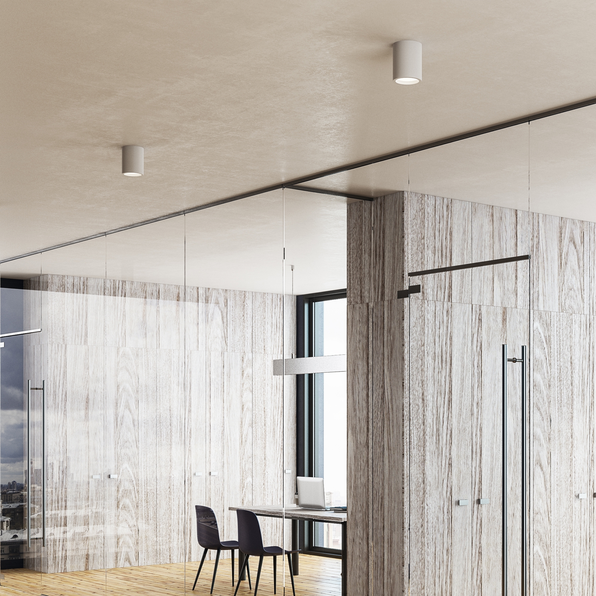 Plafonnier Nitro Rond Aluminium par Ideal Lux Plafonnier Nitro Rond Aluminium par Ideal Lux – Image 8