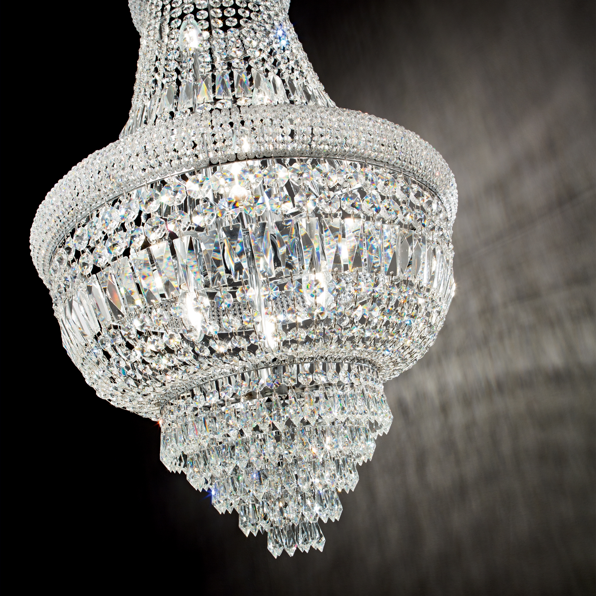 Suspension Lustre Dubai en Cristal Biseauté par Ideal Lux Suspension Lustre Dubai en Cristal Biseauté par Ideal Lux – Image 4