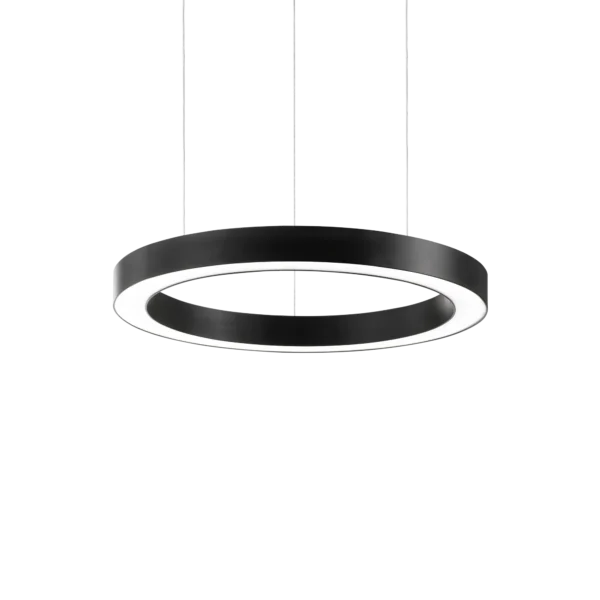 Suspension Oracle LED Anneau en Aluminium et Diffuseur Opalin par Ideal Lux