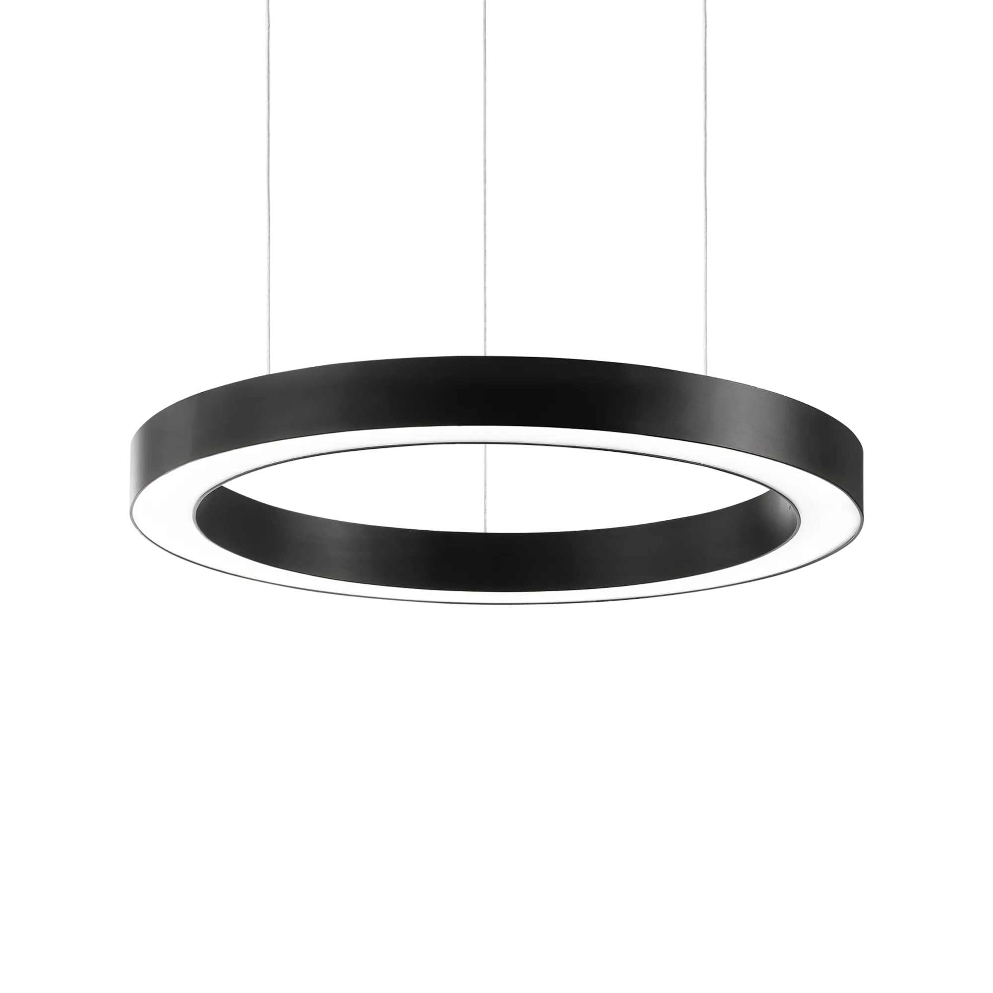 Suspension Oracle LED Anneau en Aluminium et Diffuseur Opalin par Ideal Lux Suspension Oracle LED Anneau en Aluminium et Diffuseur Opalin par Ideal Lux – Image 3