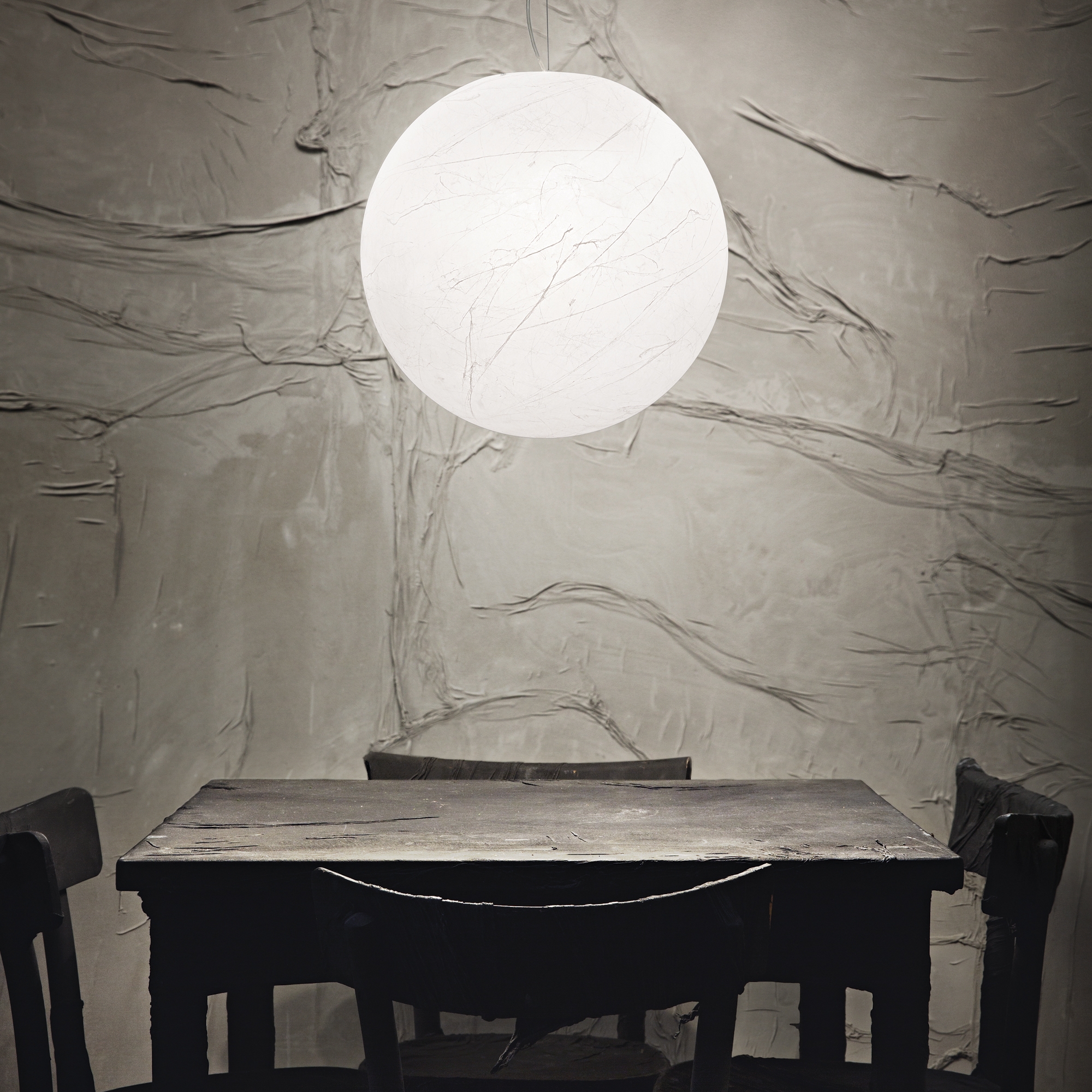Suspension Carta Effet Papier en Polycarbonate par Ideal Lux Suspension Carta Effet Papier en Polycarbonate par Ideal Lux – Image 3