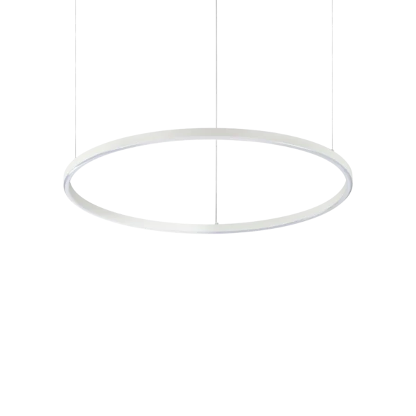 Suspension Oracle Slim LED Anneau Fin en Aluminium par Ideal Lux – vue 2