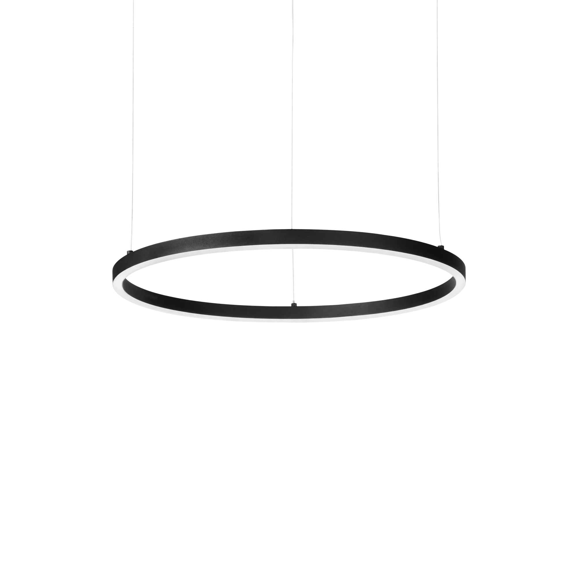 Suspension Oracle Slim LED Anneau Fin en Aluminium par Ideal Lux