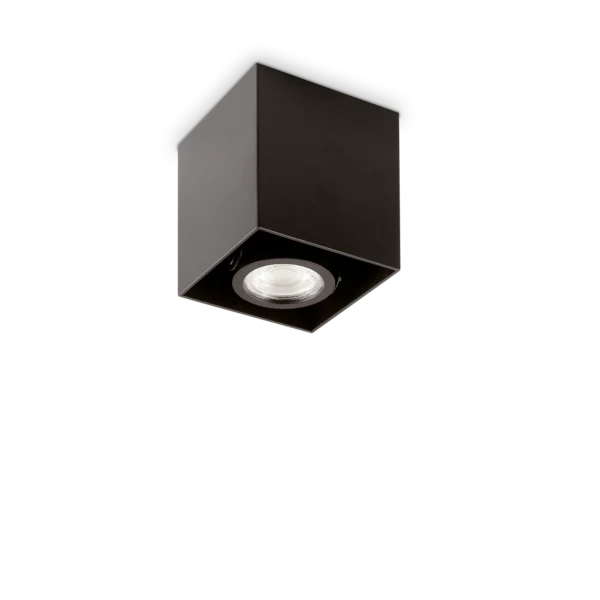 Plafonnier Mood carré diffuseur interne Orientable par Ideal Lux