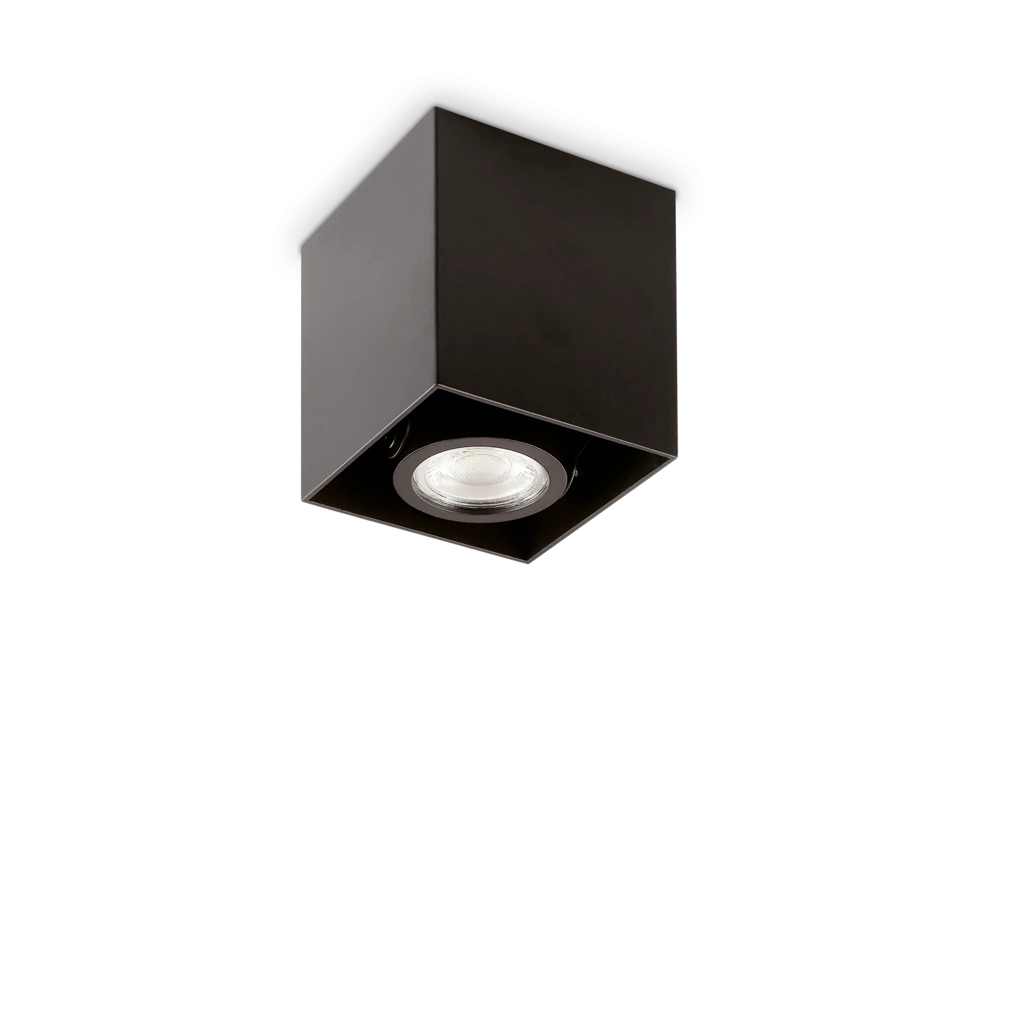 Plafonnier Mood carré diffuseur interne Orientable par Ideal Lux