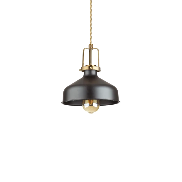 Suspension Eris cloche en métal par Ideal Lux