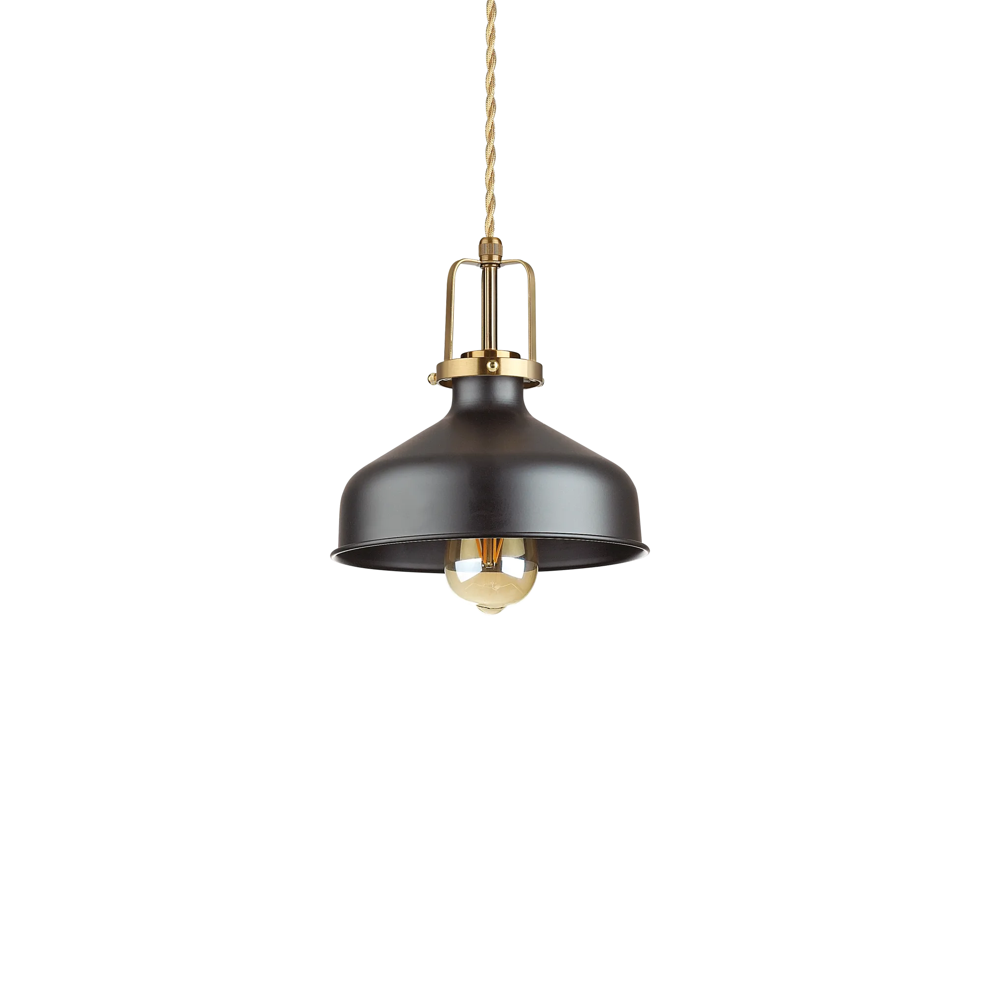 Suspension Eris cloche en métal par Ideal Lux