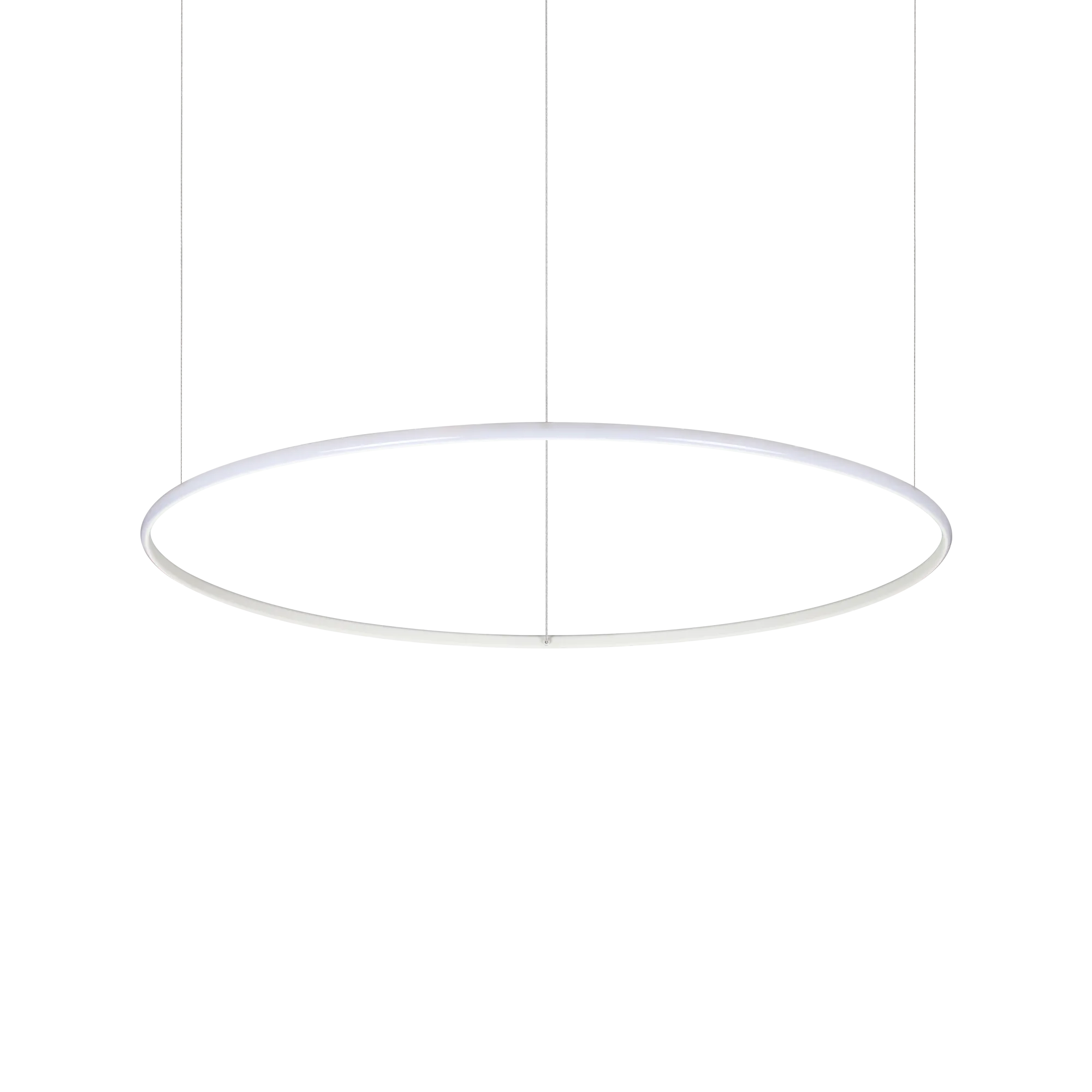 Suspension Hulahoop LED Anneau Lumineux en Diffuseur Opale par Ideal Lux Suspension Hulahoop LED Anneau Lumineux en Diffuseur Opale par Ideal Lux – Image 4