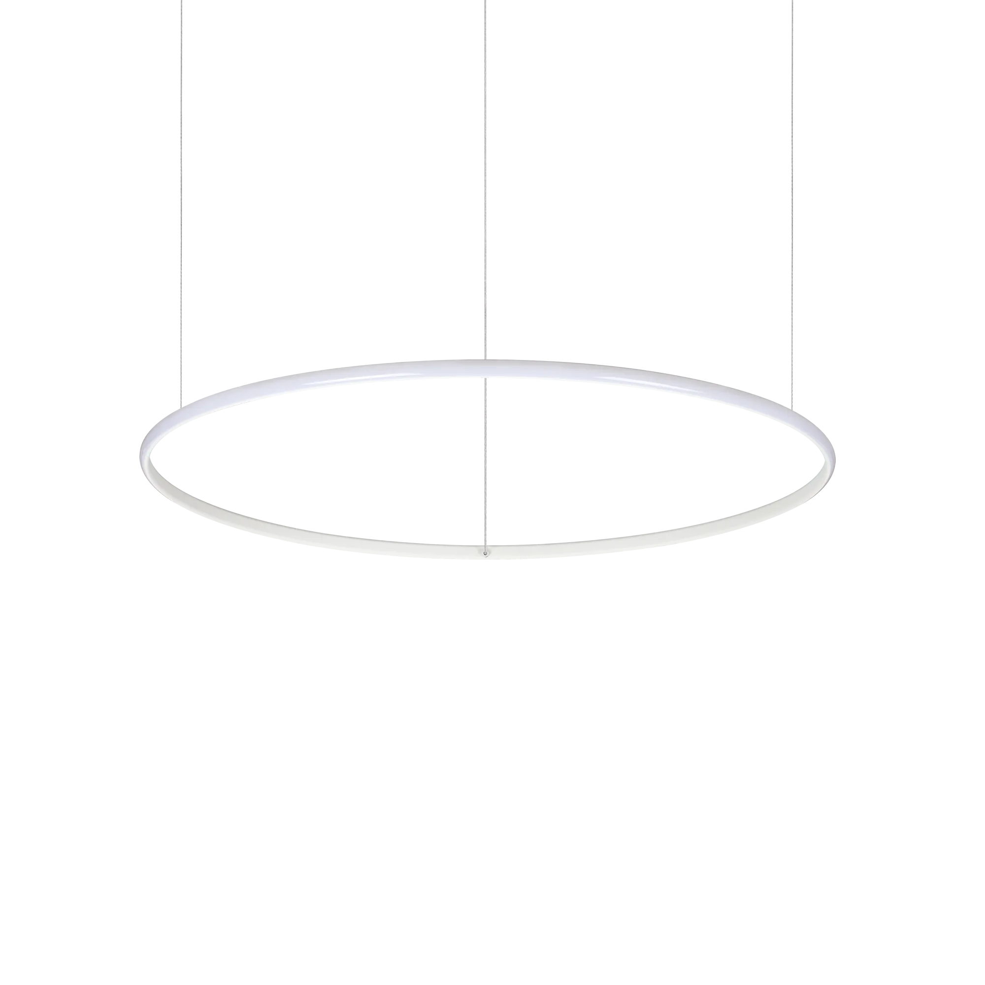 Suspension Hulahoop LED Anneau Lumineux en Diffuseur Opale par Ideal Lux Suspension Hulahoop LED Anneau Lumineux en Diffuseur Opale par Ideal Lux – Image 3