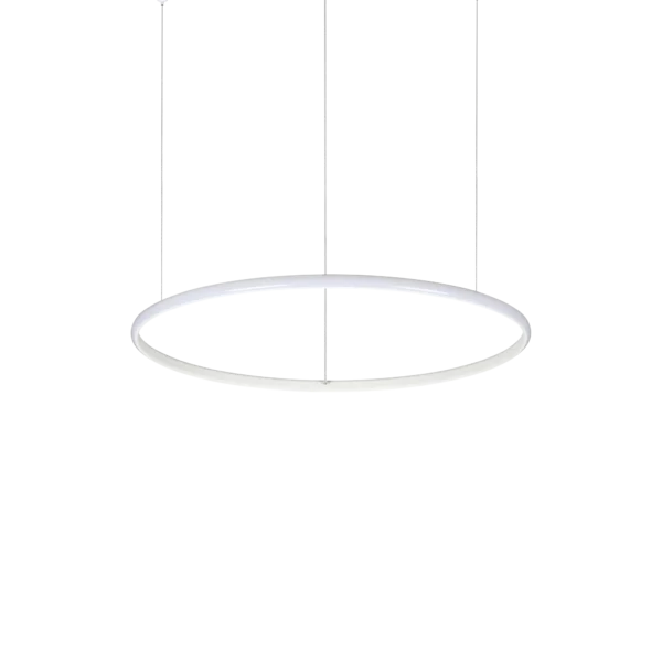 Suspension Hulahoop LED Anneau Lumineux en Diffuseur Opale par Ideal Lux